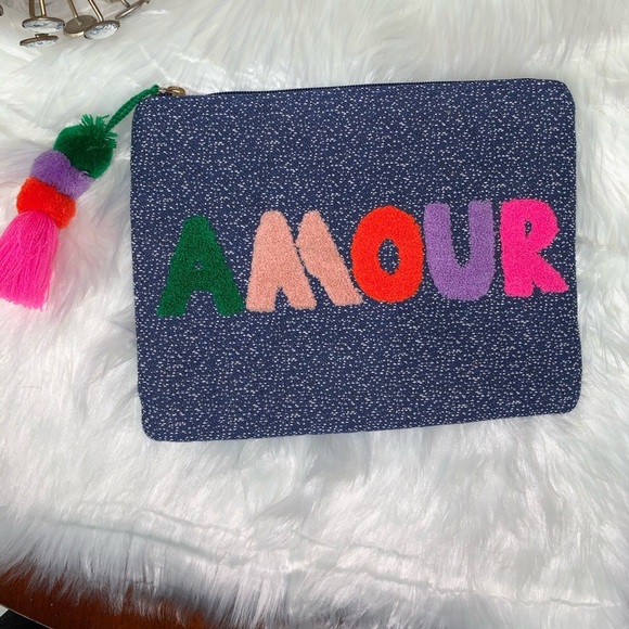 Stella & Dot AMOUR Clutch-Denim chambray - Picture 6 of 7